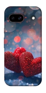 Чехол на Google Pixel 8a Red hearts фото 1 из 1