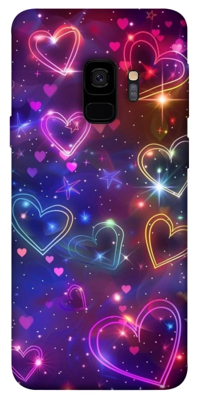Чохол на Samsung Galaxy S9 Drawn hearts фото 1 з 1