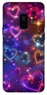 Чохол на Samsung Galaxy S9 Drawn hearts фото 1 з 1