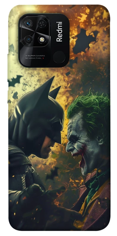 Чехол на Xiaomi Redmi 10C Batman and the Joker фото 1 из 1