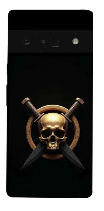 Чехол на Google Pixel 6 Pro Golden Skull фото 1 из 1