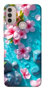 Чехол на Motorola Moto E40 Flowers v19 фото 1 из 1
