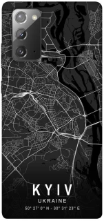 Чехол на Samsung Galaxy Note 20 Kyiv map фото 1 из 1