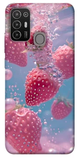 Чохол на ZTE Blade A52 Полуниця в воді фото 1 з 1