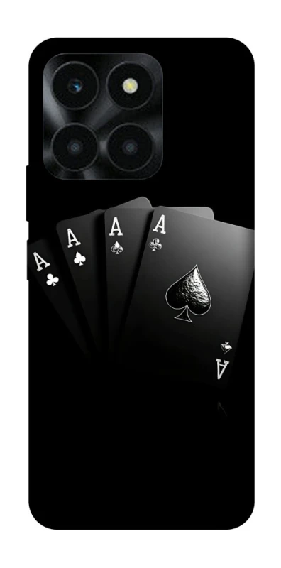 Чохол на Huawei Honor X6a Black Cards фото 1 з 1