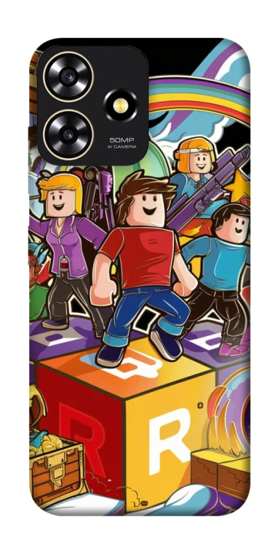 Чехол на ZTE Blade A73 4G Roblox family фото 1 из 1