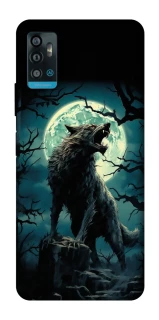 Чохол на ZTE Blade A71 Вовк під місяцем фото 1 з 1