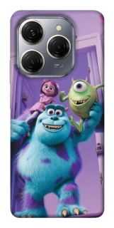 Чехол на TECNO Spark 20 Pro Monsters friends фото 1 из 1
