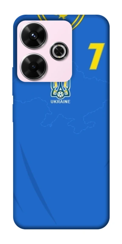 Чехол на Xiaomi Poco M6 4G UA-Football ver.4 фото 1 из 1