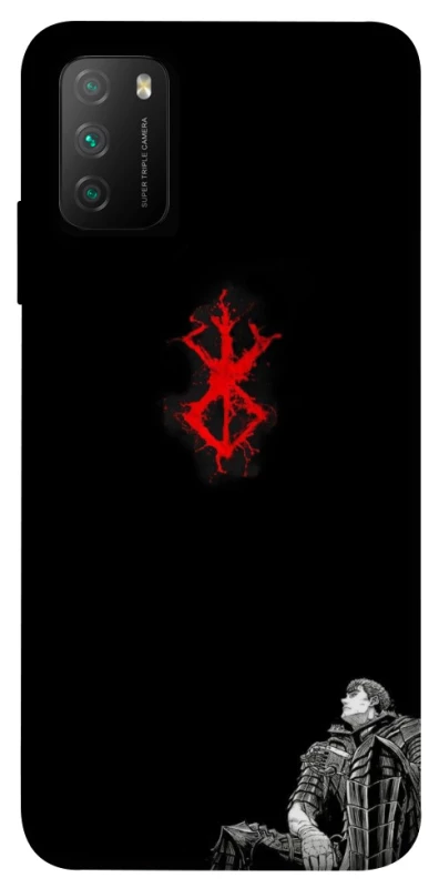 Чохол на Xiaomi Poco M3 berserk black фото 1 з 1