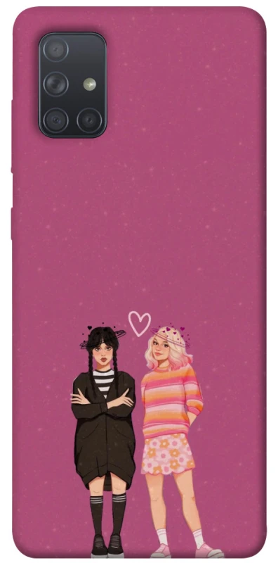 Чехол на Samsung Galaxy A71 Raven & Rainbow Wednesday фото 1 из 1