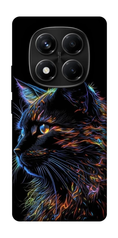 Чехол на Xiaomi Redmi Note 14 Pro 4G Черный кот фото 1 из 1