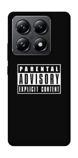 Чохол на Xiaomi 14T Pro Parental Advisory Label фото 1 Чохол на Xiaomi 14T Pro Parental Advisory Label фото 1 з 1