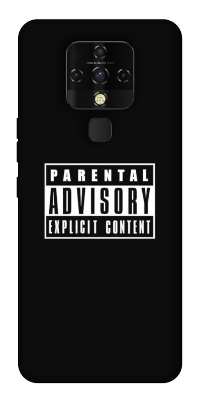 Чехол на TECNO Camon 16 SE Parental Advisory Label фото 1 из 1