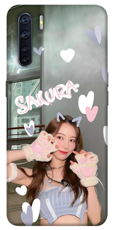 Чохол на Oppo A91 Sakura - LE SSERAFIM фото 1 з 1