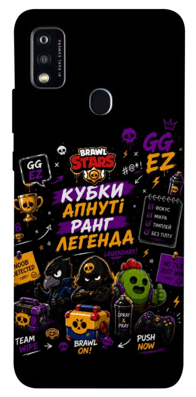 Чехол на ZTE Blade A51 Brawl Stars collage фото 1 из 1