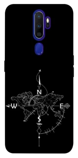 Чехол на Oppo A5 (2020) / Oppo A9 (2020) Travel Map фото 1 из 1