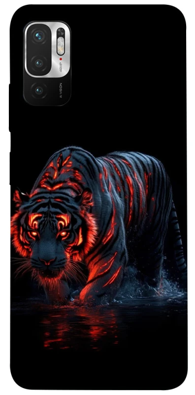 Чохол на Xiaomi Poco M3 Pro 4G / 5G fire tiger фото 1 з 1