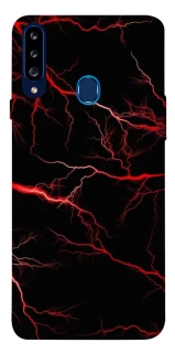 Чехол на Samsung Galaxy A20s Красная молния фото 1 из 1