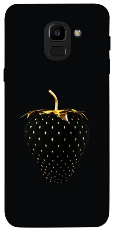 Чохол на Samsung J600F Galaxy J6 (2018) Чорна полуниця фото 1 з 1