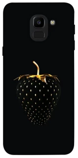 Чохол на Samsung J600F Galaxy J6 (2018) Чорна полуниця фото 1 з 1