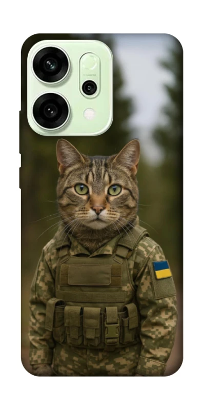 Чохол на Oppo Reno 14 Кіт захисник фото 1 з 1