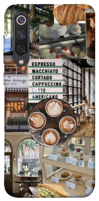 Чохол на Xiaomi Mi 9 SE Coffee collage ver.5 фото 1 з 1