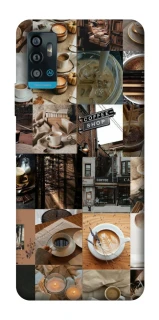 Чохол на ZTE Blade A71 Coffee collage ver.3 фото 1 з 1