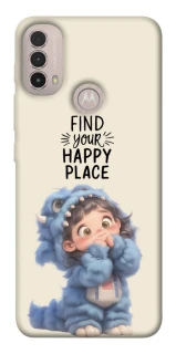 Чохол на Motorola Moto E40 Happy Place фото 1 з 1