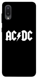 Чохол на Samsung Galaxy A02 AC/DC logo фото 1 Чохол на Samsung Galaxy A02 AC/DC logo фото 1 з 1