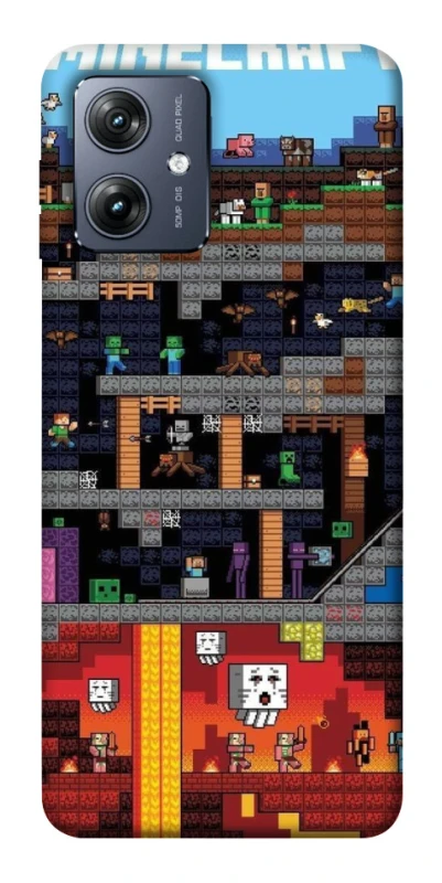 Чохол на Motorola Moto G54 Minecraft фото 1 з 1