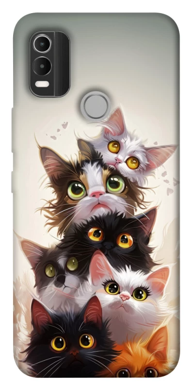 Чехол на Nokia C21 Plus Сat eyes фото 1 из 1