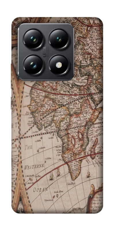 Чохол на Xiaomi 14T Pro Карта подорожей фото 1 з 1