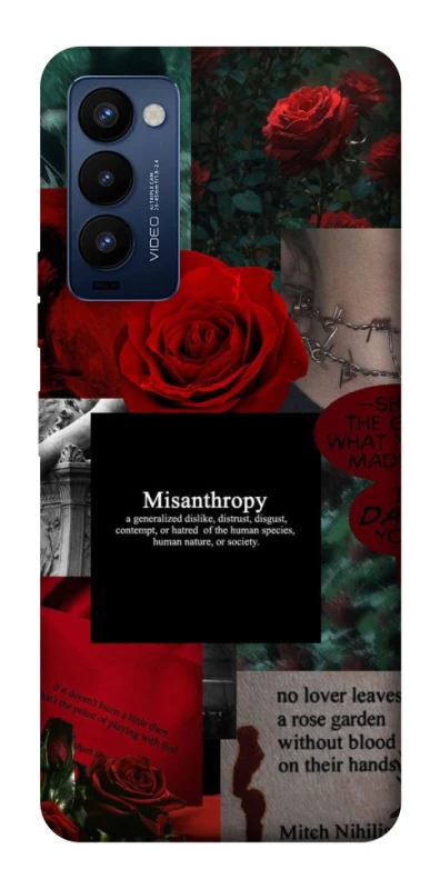 Чехол на TECNO Camon 18 Pro Misanthropy фото 1 из 1