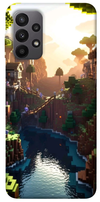 Чехол на Samsung Galaxy A23 4G Minecraft sunset фото 1 из 1