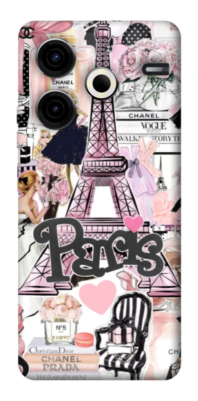 Чехол на TECNO Pova 6 Neo (LI6) Fashion collage ver.8 фото 1 из 1