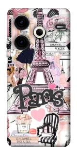 Чехол на TECNO Pova 6 Neo (LI6) Fashion collage ver.8 фото 1 из 1