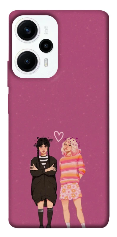 Чохол на Xiaomi Poco F5 / Note 12 Turbo Raven & Rainbow Wednesday фото 1 з 1