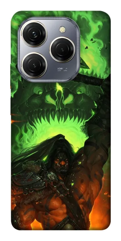 Чехол на TECNO Spark 20 Pro Gromash Hellscream фото 1 из 1