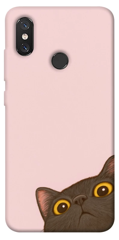 Чохол на Xiaomi Mi 8 Peeping cat фото 1 з 1