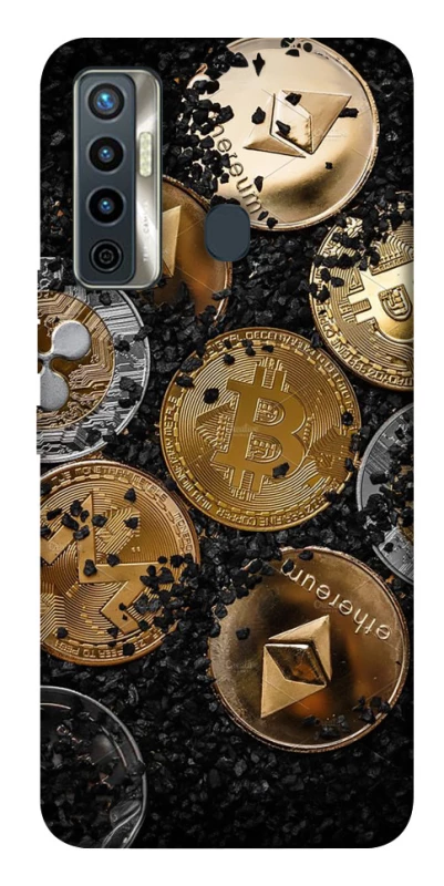 Чехол на TECNO Camon 17 Many coins v2 фото 1 из 1