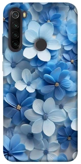 Чехол на Xiaomi Redmi Note 8T Синие цветы фото 1 из 1