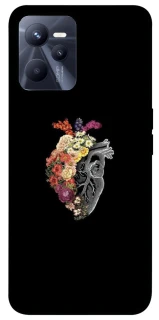 Чехол на Realme C35 Heart with flowers фото 1 из 1