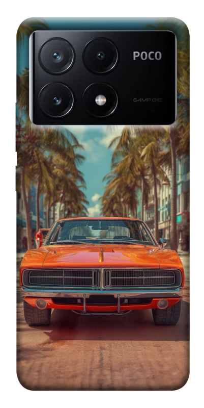 Чехол на Xiaomi Poco X6 Tropical car фото 1 из 1