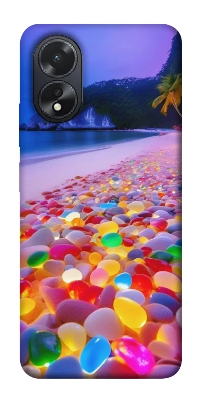 Чехол на Oppo A38 Светящиеся камни на берегу фото 1 из 1
