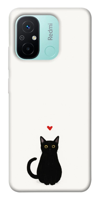 Чохол на Xiaomi Redmi 12C / Poco C55 cat in love фото 1 з 1