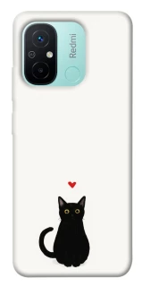 Чохол на Xiaomi Redmi 12C / Poco C55 cat in love фото 1 з 1