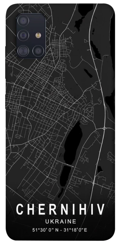 Чохол на Samsung Galaxy A51 Chernihiv map фото 1 з 1
