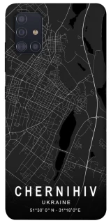 Чехол на Samsung Galaxy A51 Chernihiv map фото 1 из 1