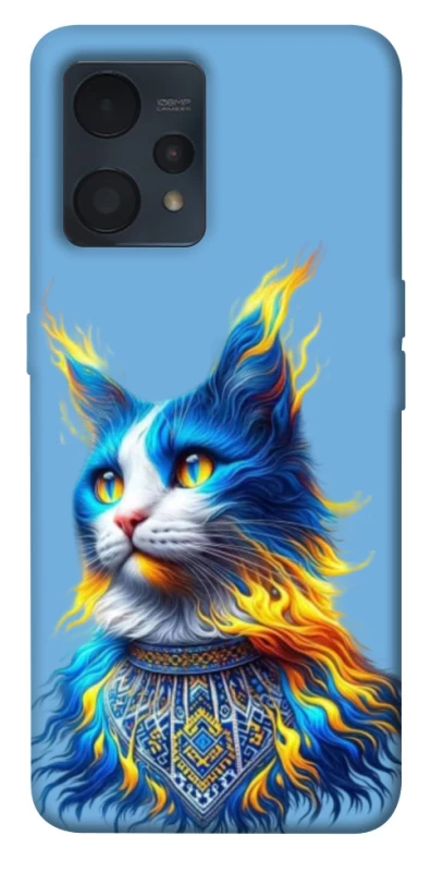 Чехол на Realme 9 4G / 9 Pro+ Кот патриот фото 1 из 1